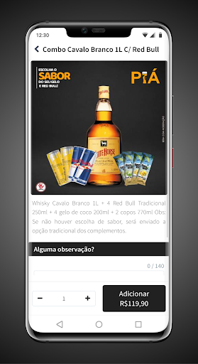 Piá Delivery Screen 2