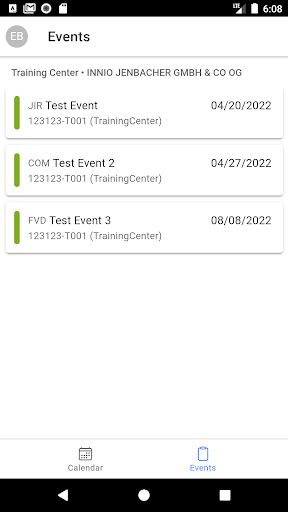 Android application myPlant Debrief screenshort