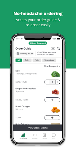 Android application Seashore Fruit & Produce Co. screenshort