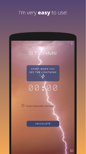 Android application Stormii • Storm distance screenshort