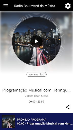 Android application Radio Boulevard da Música screenshort