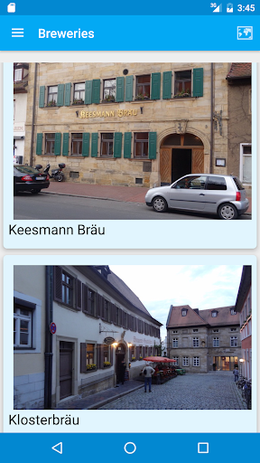 Screenshot of Bamberg Beer Guide
