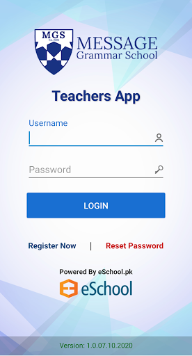 Android application MGS Teachers screenshort