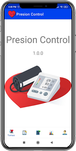 Android application Presion Control screenshort