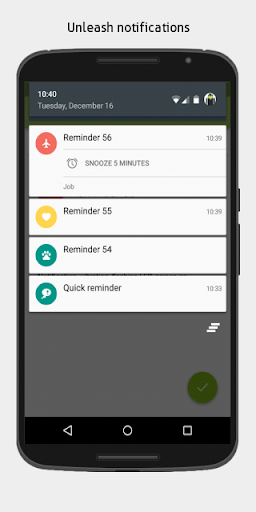 Android application n'4get Reminder Pro screenshort
