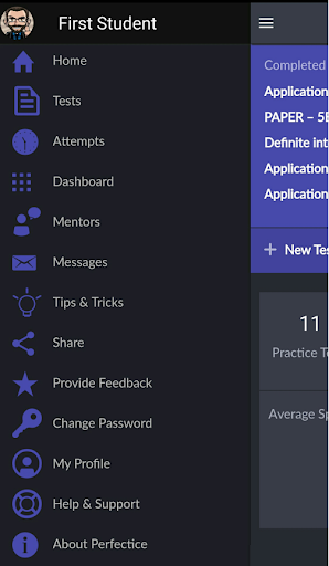 Android application NEAT Perfectice screenshort