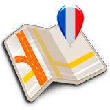 Map of Paris offline icon