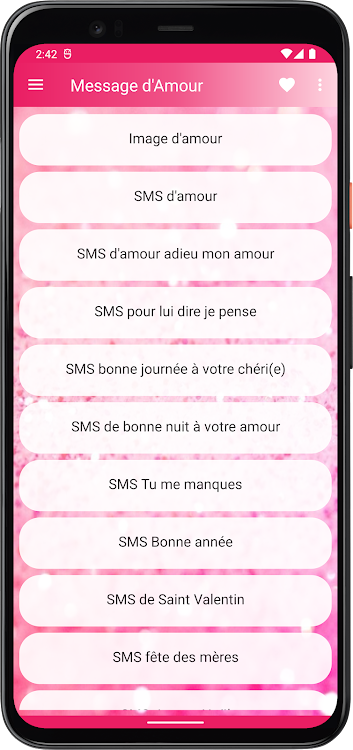 Messages et Images d'Amour - 2.1.2 - (Android)