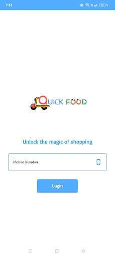 Android application Quick Food screenshort