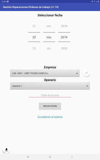 Android application Cecogest-Mobile screenshort