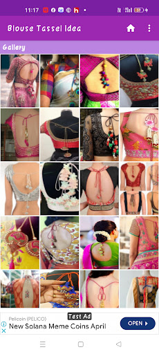 Android application Blouse Tassel Idea Gallery screenshort
