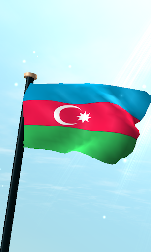 Android application Azerbaijan Flag 3D Wallpaper screenshort