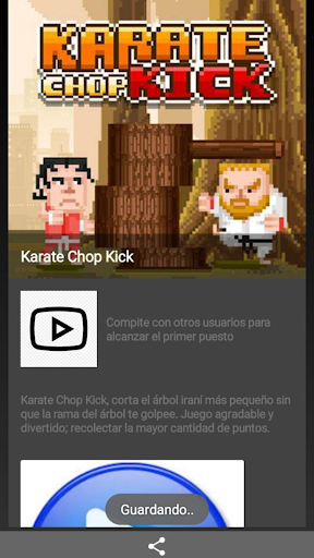 Android application Karate Chop screenshort