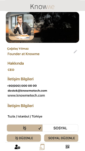 Android application Knowme screenshort