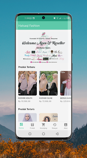 Android application Hatsaqi Fashion screenshort