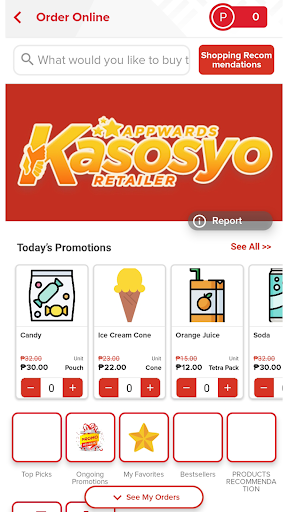 Appwards Kasosyo Retailer Screen 2