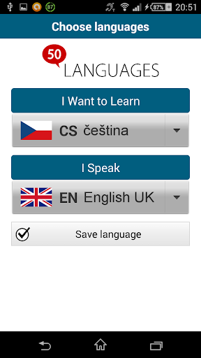 Learn Czech - 50 languages Screen 2