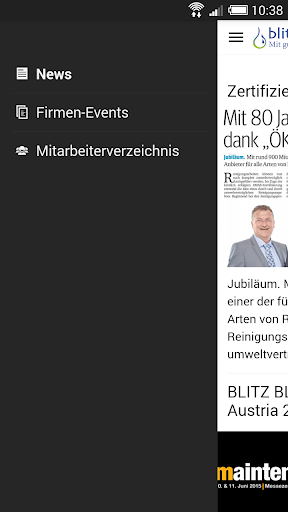 myBlitzBlank App Screen 2