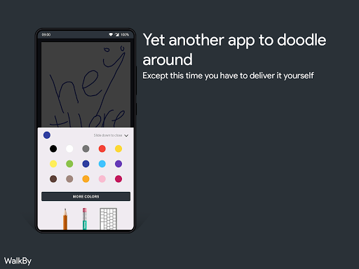 Android application WalkBy screenshort
