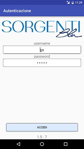 Android application Blu Trasporti screenshort