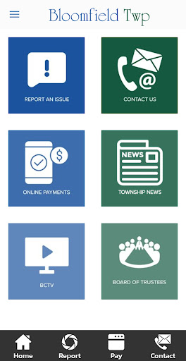 Android application Bloomfield Township Government screenshort