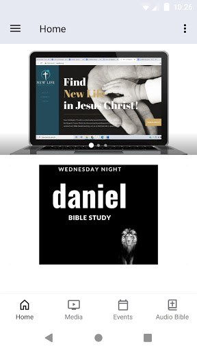 Android application New Life Baptist Church AL screenshort