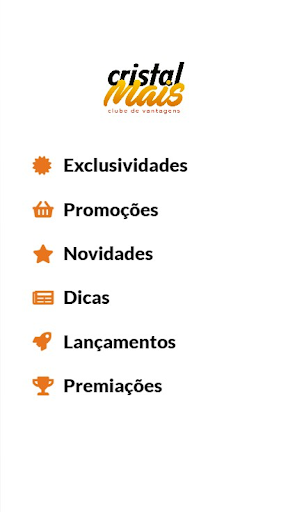 Android application Cristal Mais screenshort
