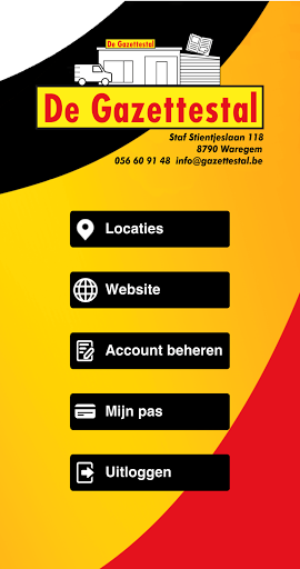 Android application De Gazettestal screenshort