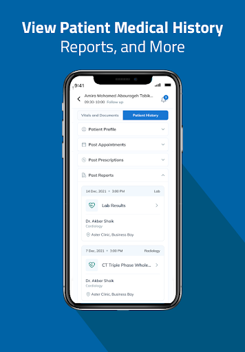 myAster for Doctors Screen 3