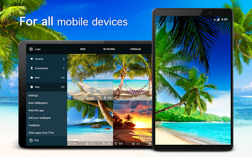 Screenshot of Tropical Wallpapers PRO