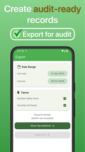 Spraybook: Spray Record Diary screenshot 2