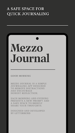 Android application Mezzo Journal screenshort