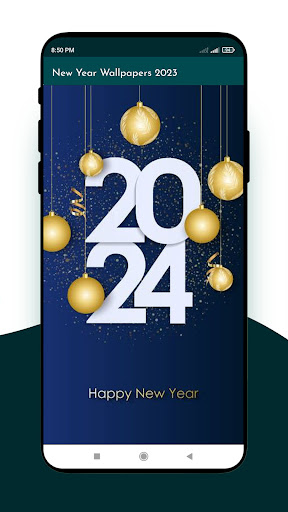 Android application Happy New Year Wallpapers 2024 screenshort