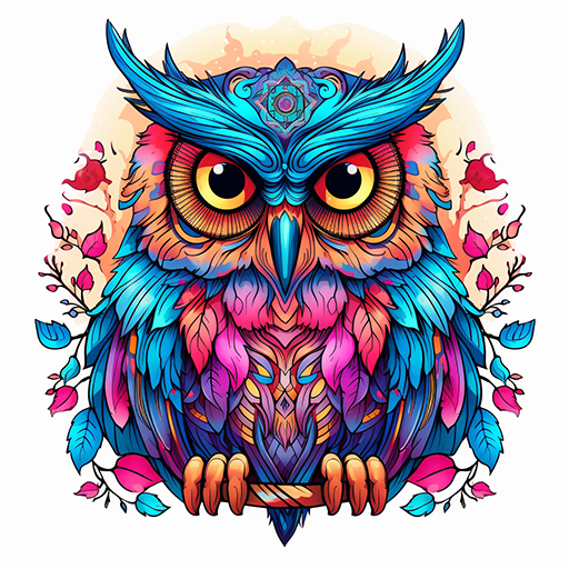 Owl Coloring for Adults