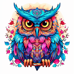 Owl Coloring for Adults