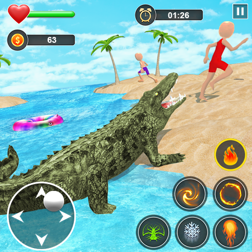 Crocodile Games - Animal Games logo