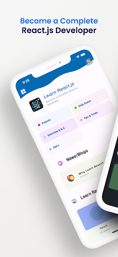 Screenshot of Learn React Offline, Reactjs