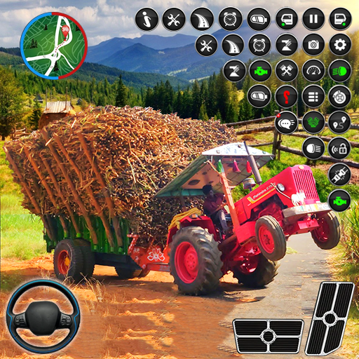Tractor Trolley Cargo Drive logo
