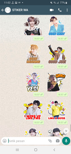 Chat Sticker WA GOT7 Kpop Boy Band WAStickerApps