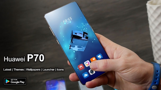 Captura de Pantalla 1 Huawei P70 Launcher: Wallpaper android
