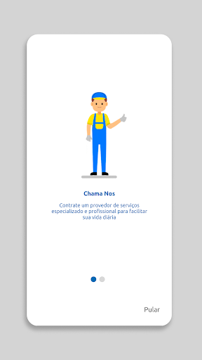 Android application Chama nós screenshort