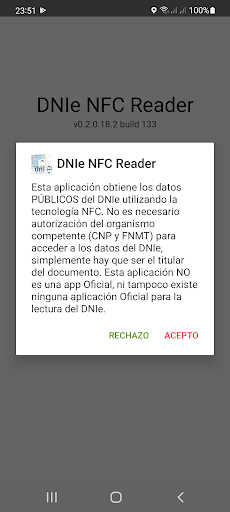 DNIe NFC Reader Screen 2