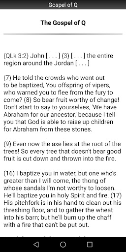 Gospel of Q Screen 2