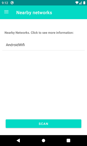 Android application Wifi scan and analyzer screenshort