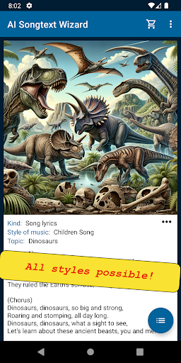 AI Songtext Wizard: AI Lyrics Screen 3
