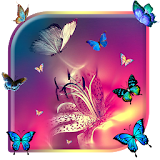 Butterfly Colorful Live wallpaper (free) icon