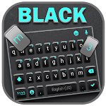 Cover Image of डाउनलोड Black 3D SMS Keyboard Backgrou  APK