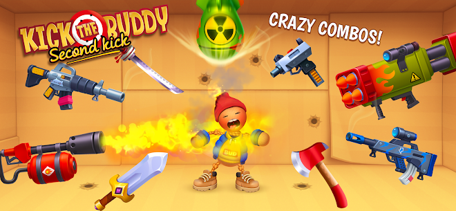 Kick The Buddy MOD APK Unlocked all Weapons Download for android 5