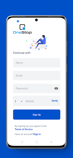 Android application OneStop screenshort