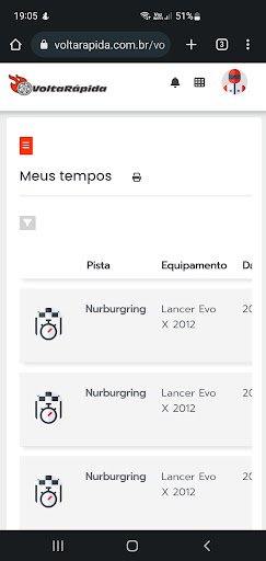 Volta Rápida Screen 3